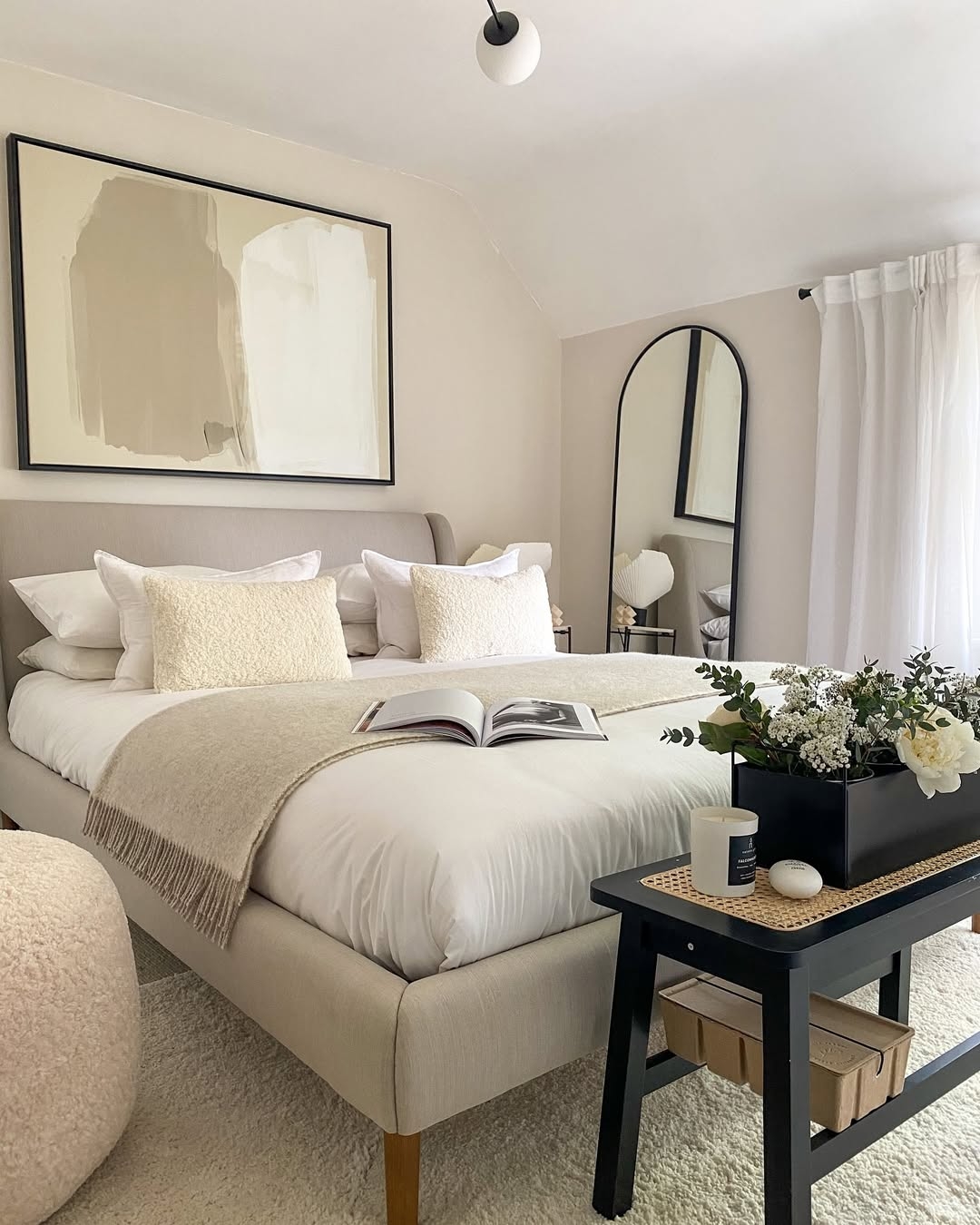 Well-organized bedroom