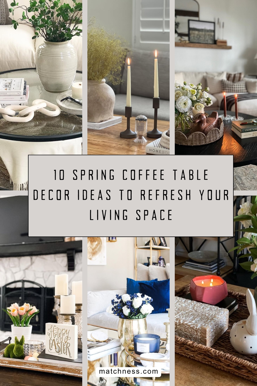 10 spring coffee table decor ideas to refresh your living space