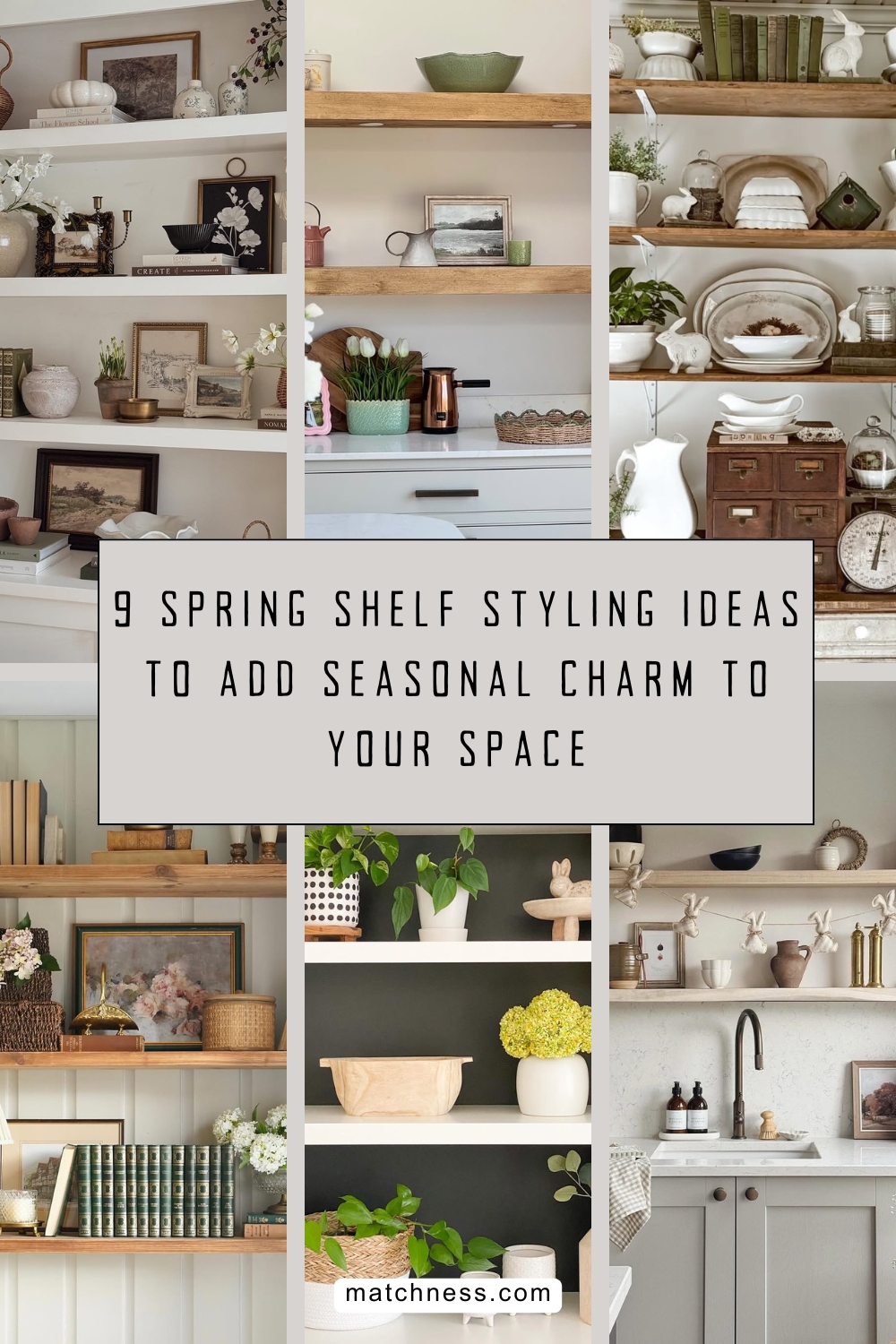9 spring shelf styling ideas to add seasonal charm to your space