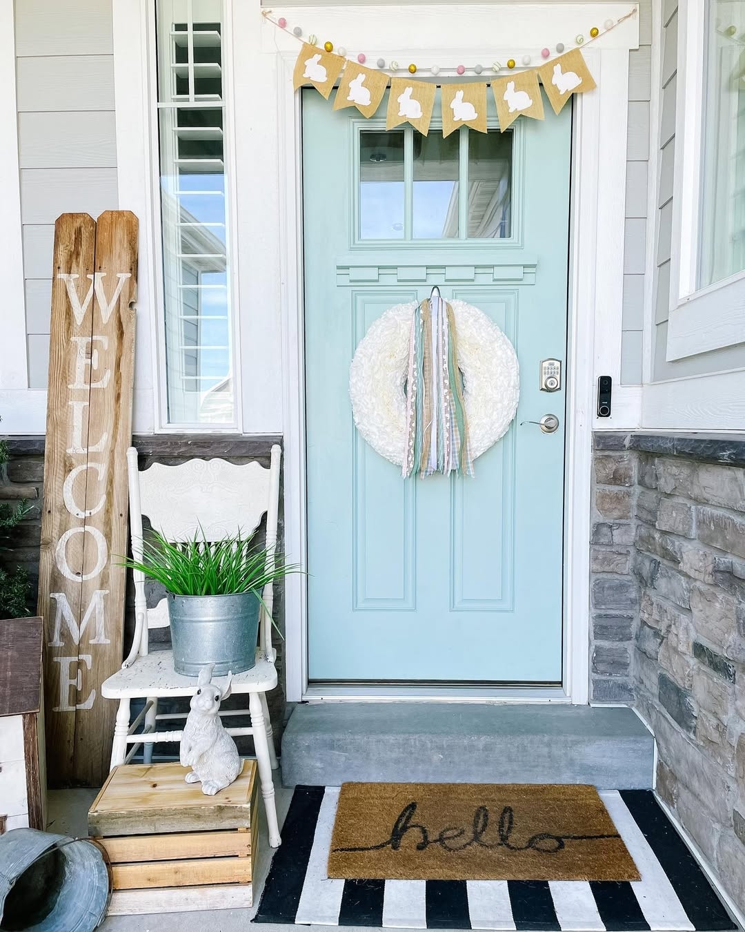 DIY Easter garland
