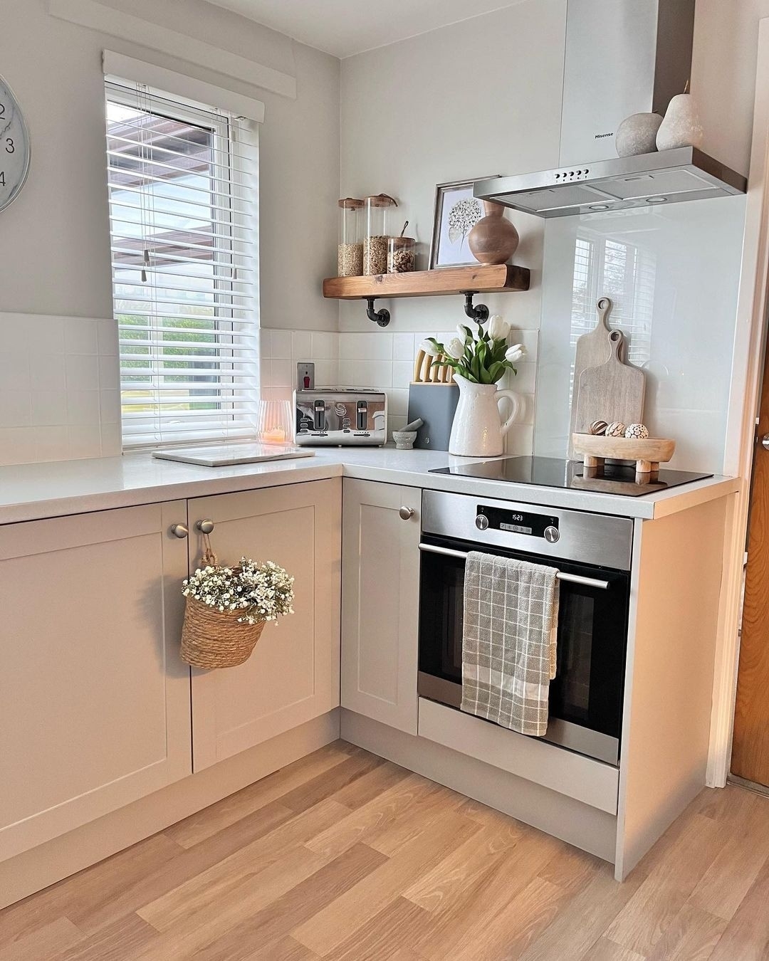 Declutter and organize the kitchen