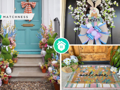Easter porch decor