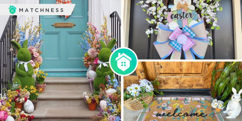 Easter porch decor