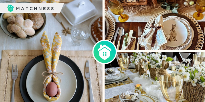 Easter tablescape