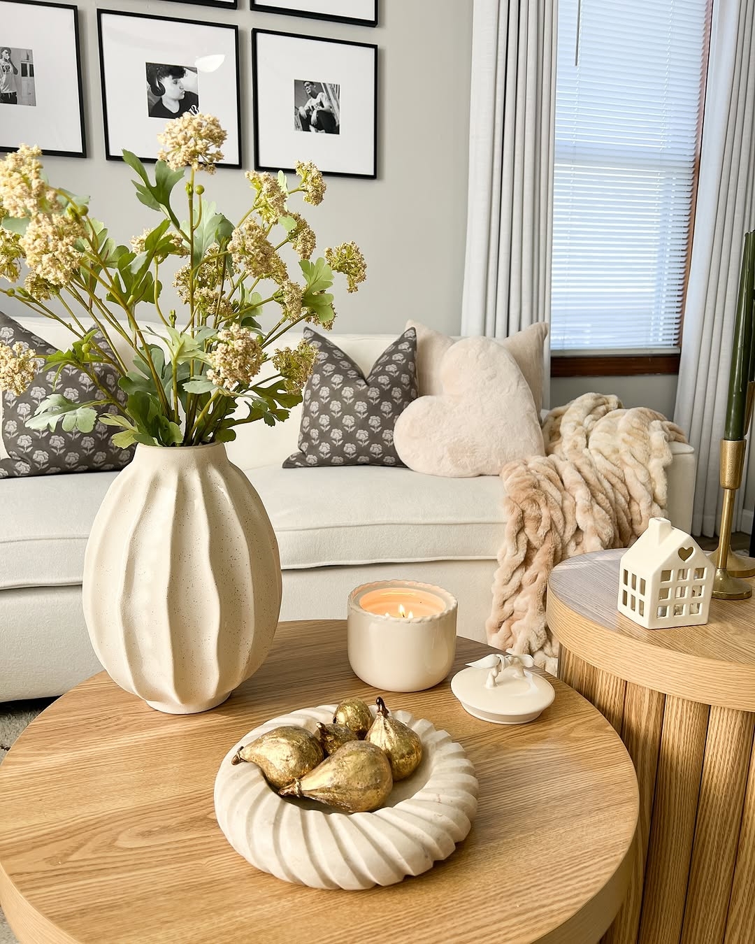 Scented candle for spring