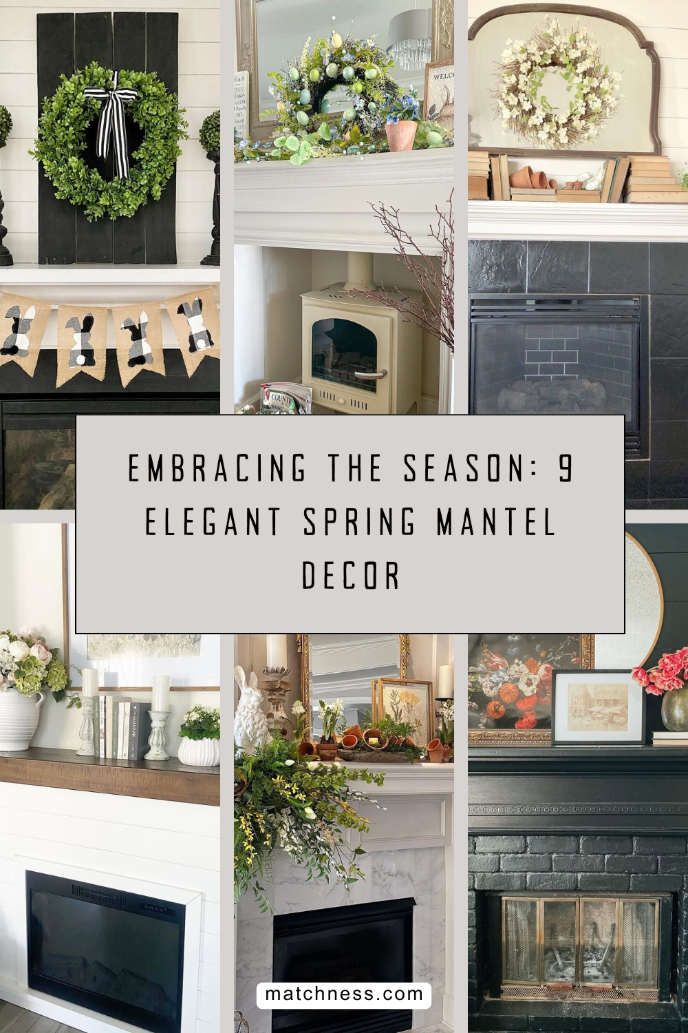 Embracing the season 9 elegant spring mantel decor