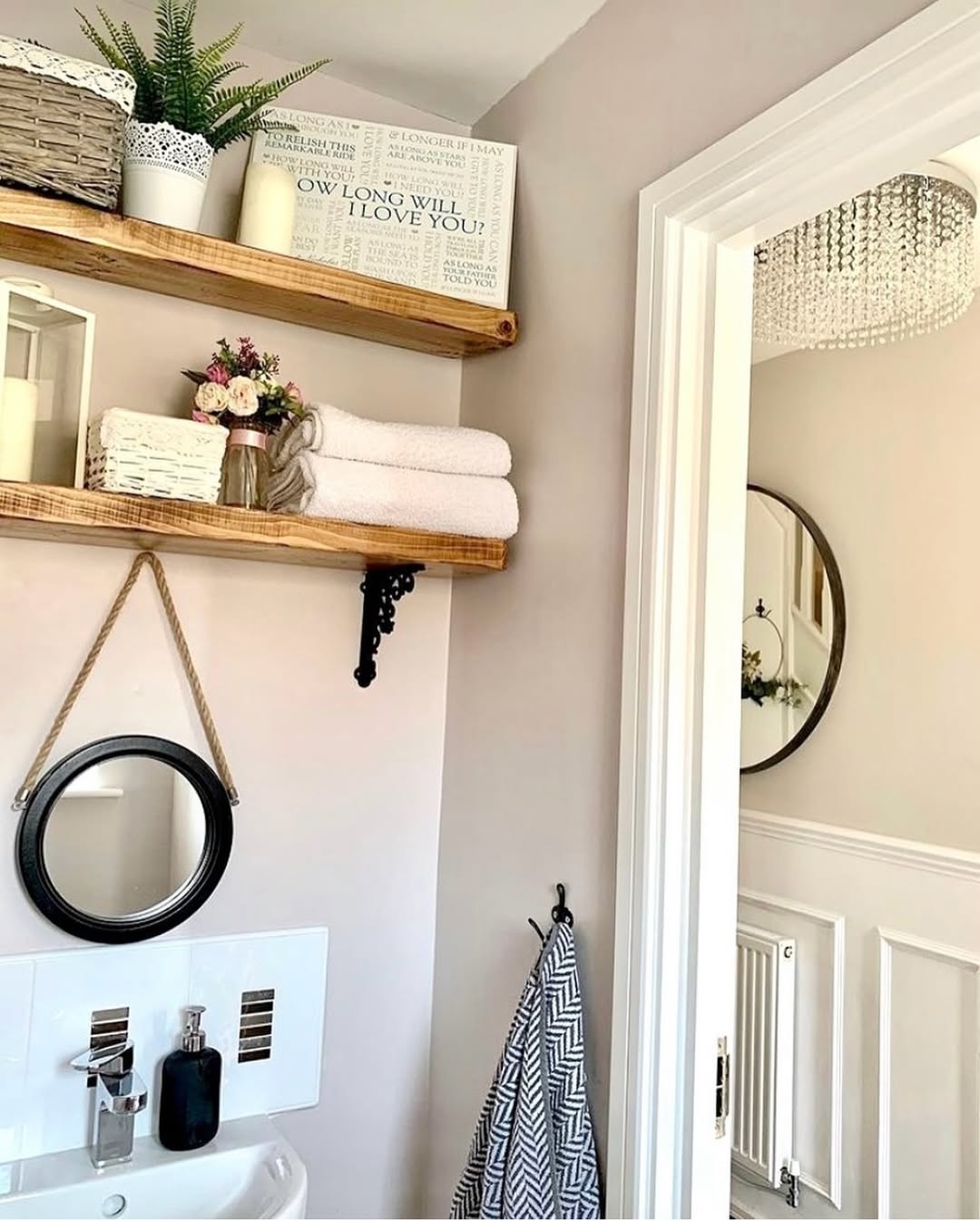 Floating shelves