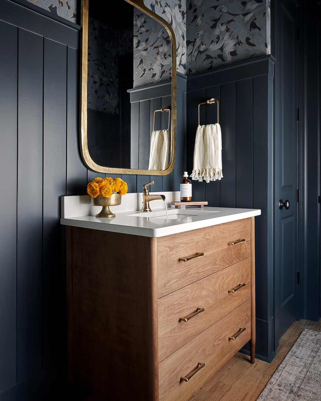 Powder room vanity
