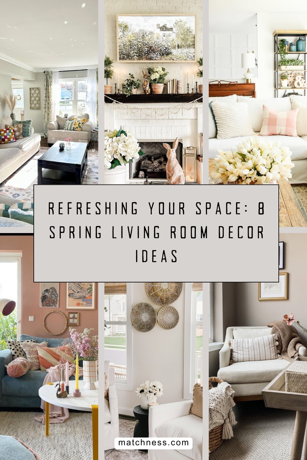 Refreshing your space 8 spring living room decor ideas