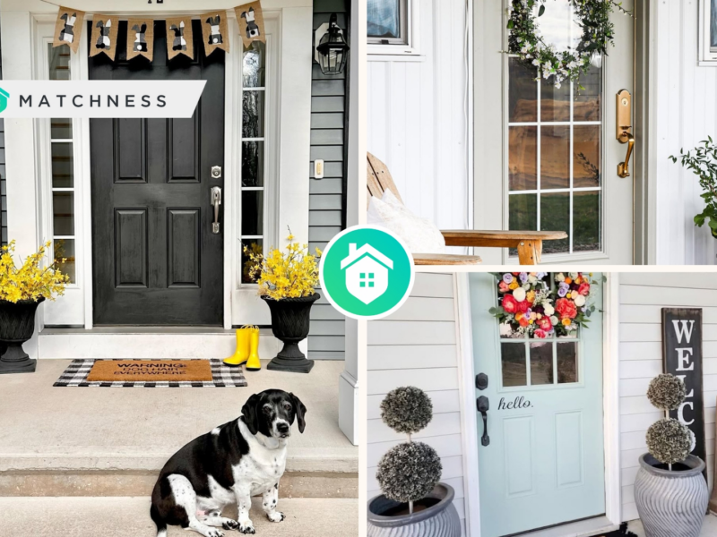 Spring front door paint