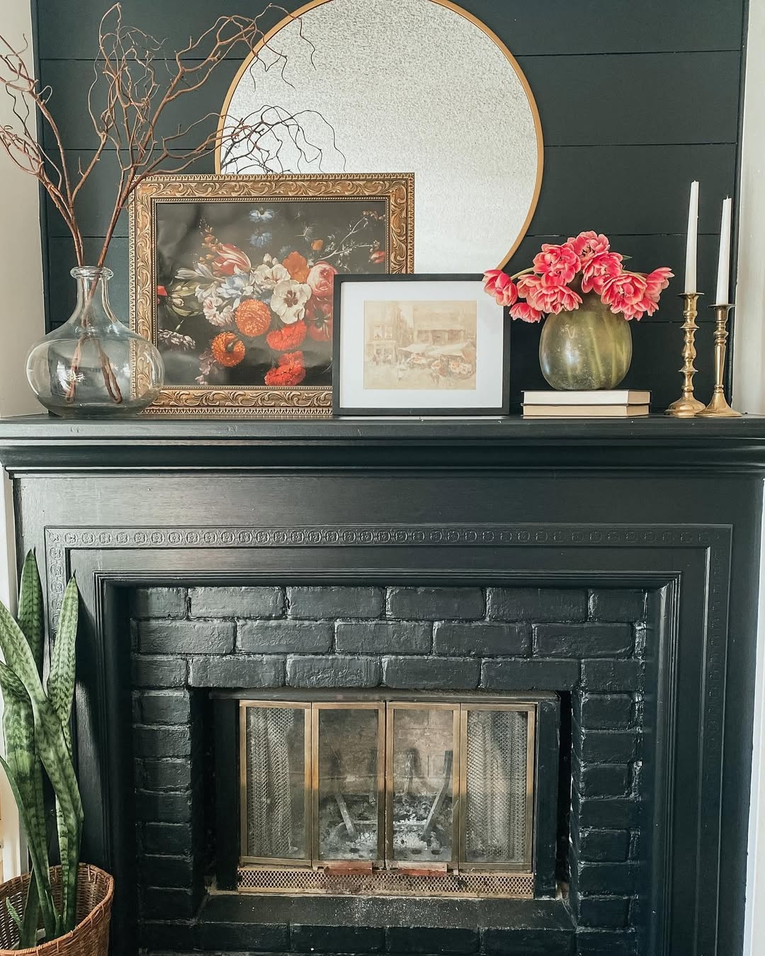 Spring-theme wall art