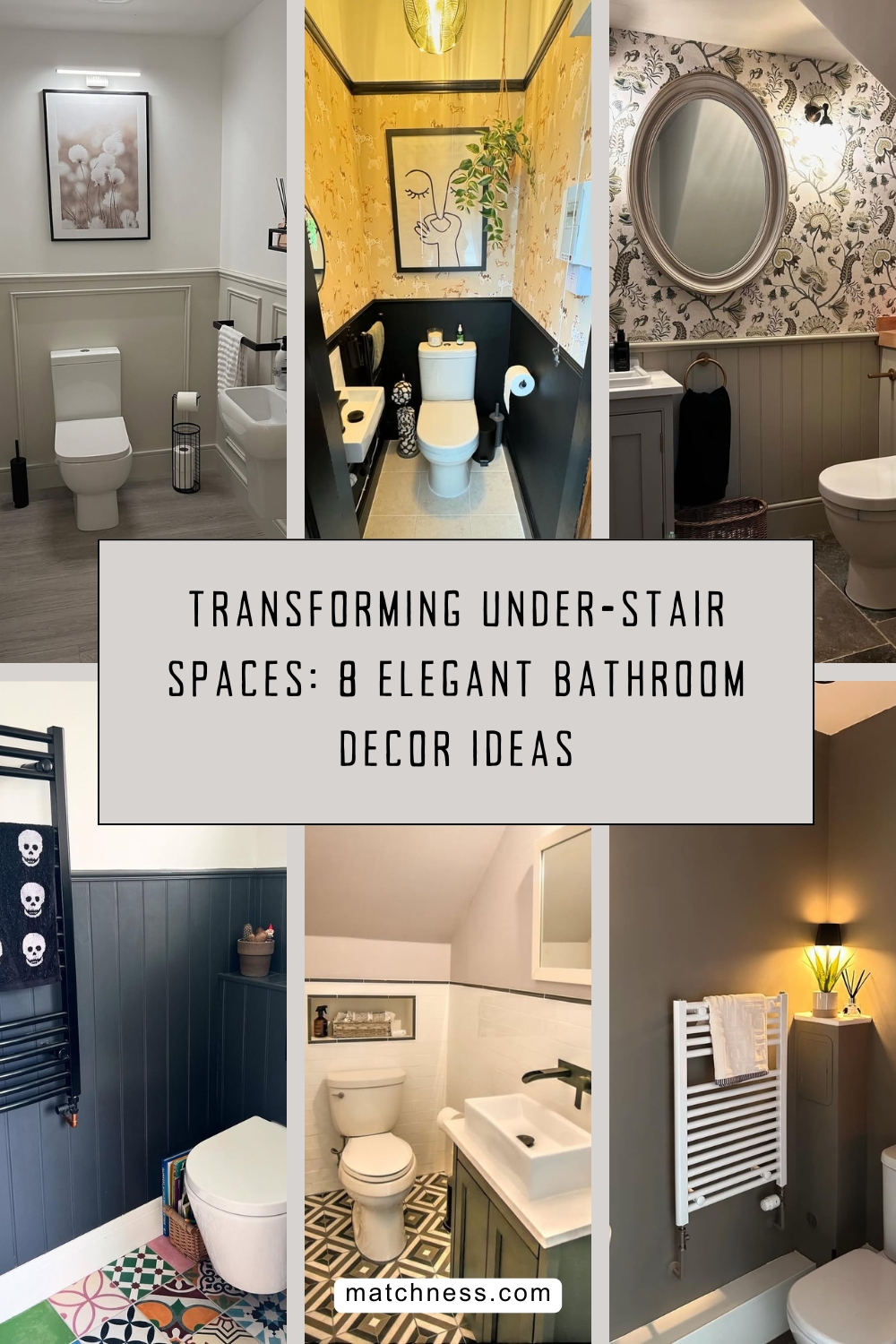 Transforming under-stair spaces 8 elegant bathroom decor ideas