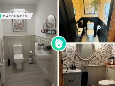 Under-stairs bathroom