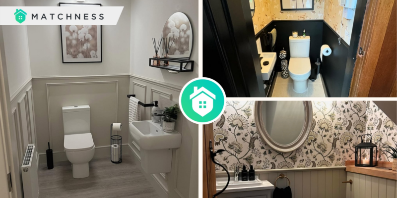 Under-stairs bathroom