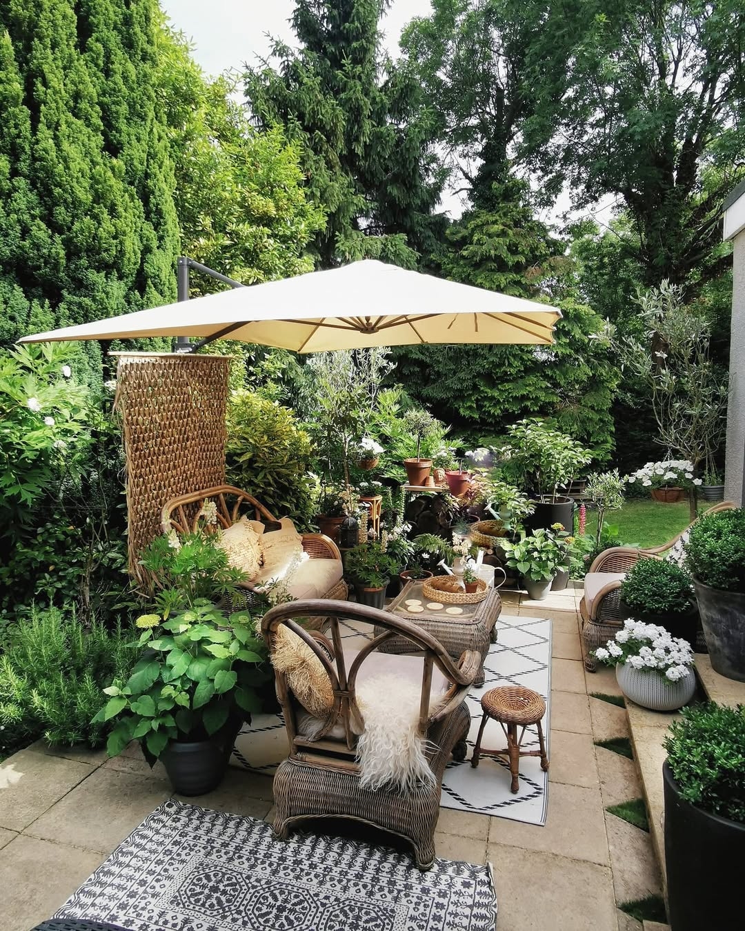 A large umbrella