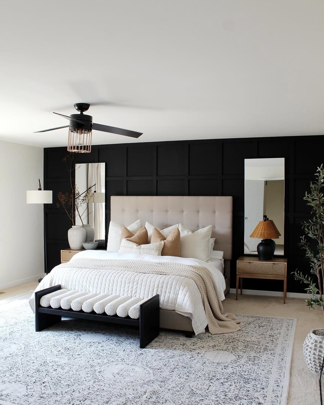 Dark feature walls