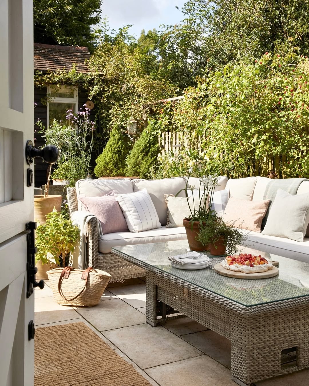Outdoor seating area