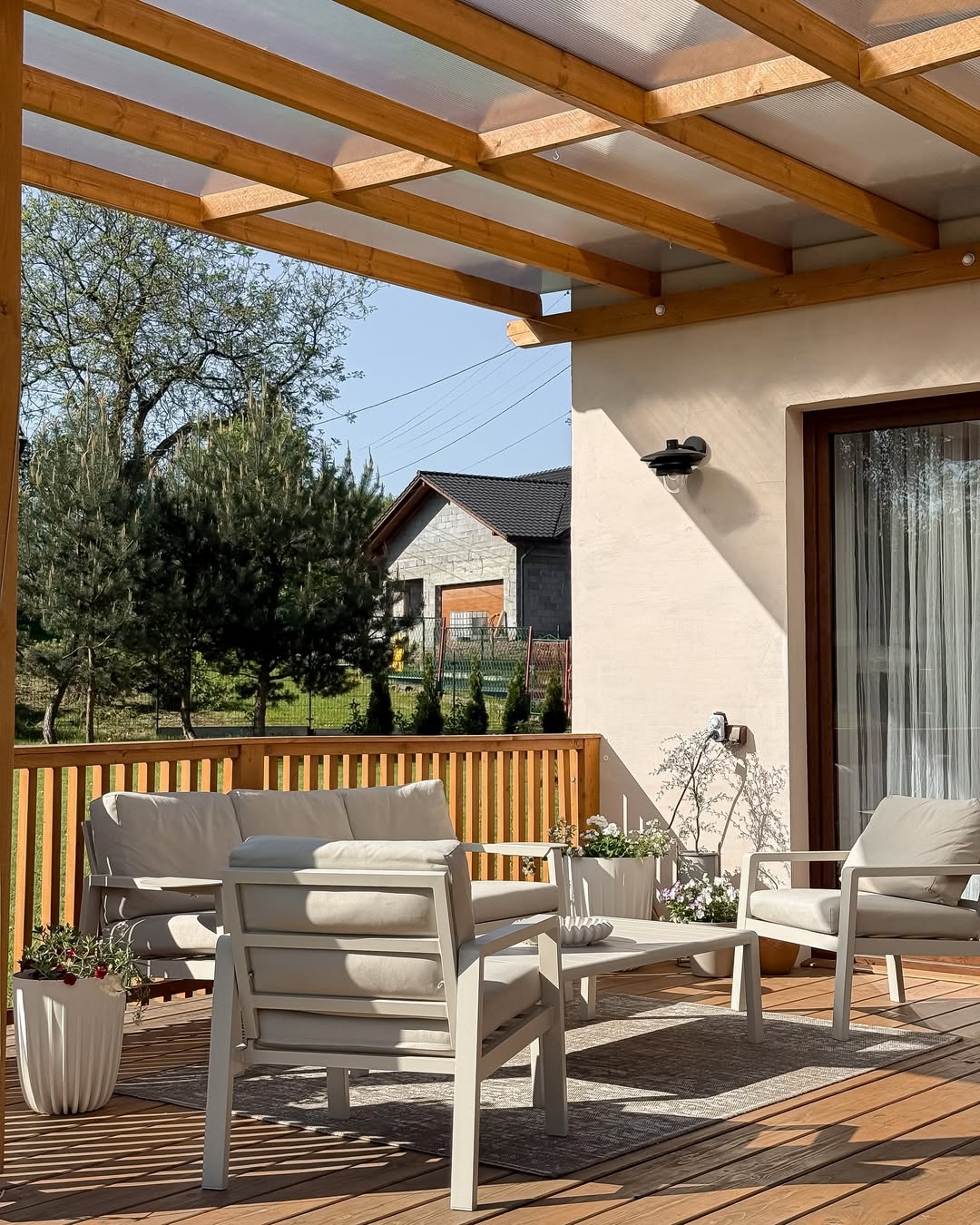 Outdoor seating area