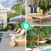 Summer poolside decor
