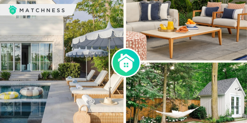 Summer poolside decor