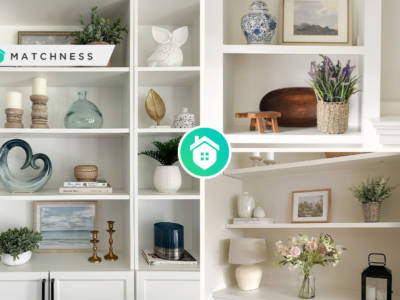 Summer shelf decor