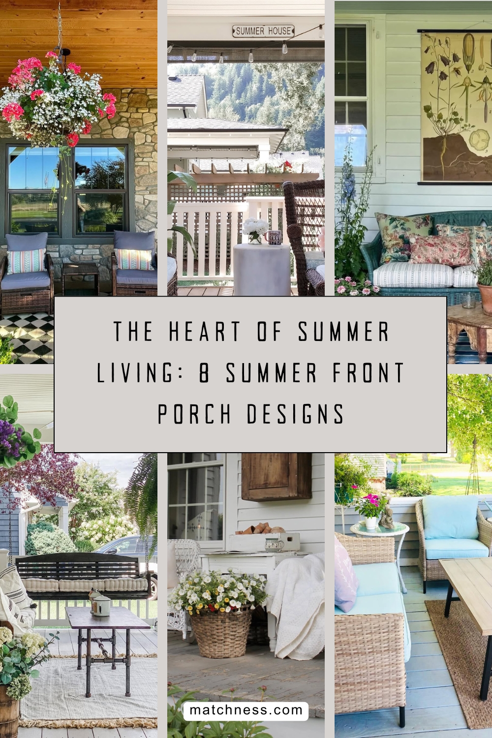 The heart of summer living summer front porch designs