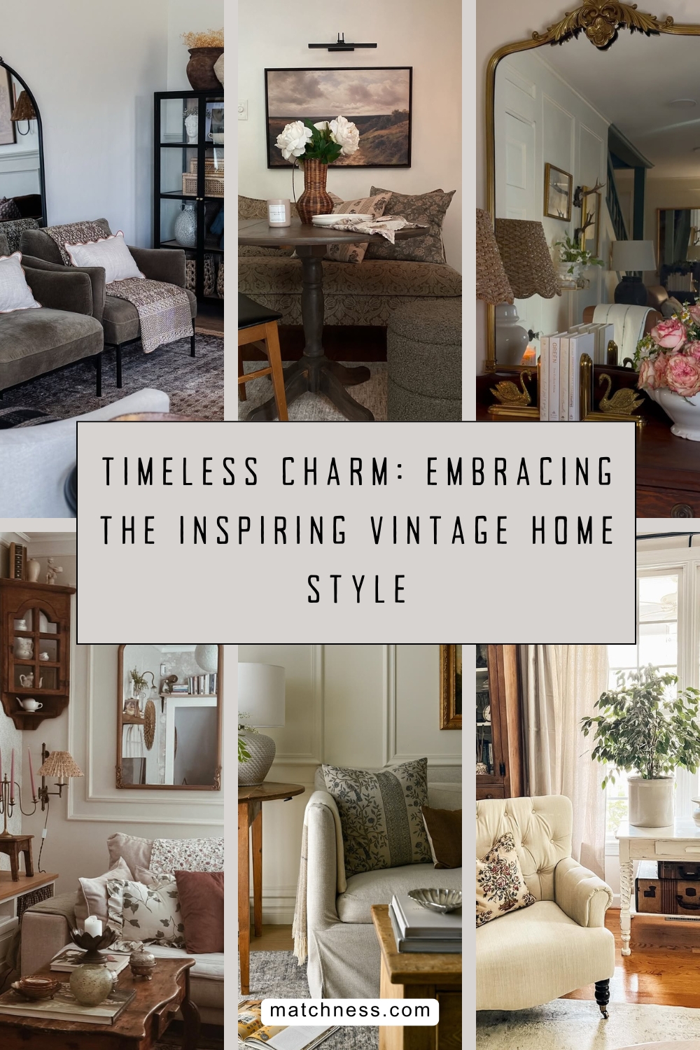 Timeless charm embracing the inspiring vintage home style