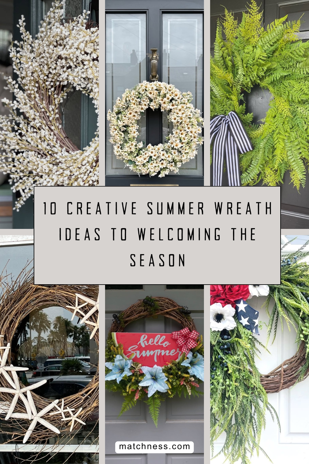 10 creative summer wreath ideas to welcoming the season