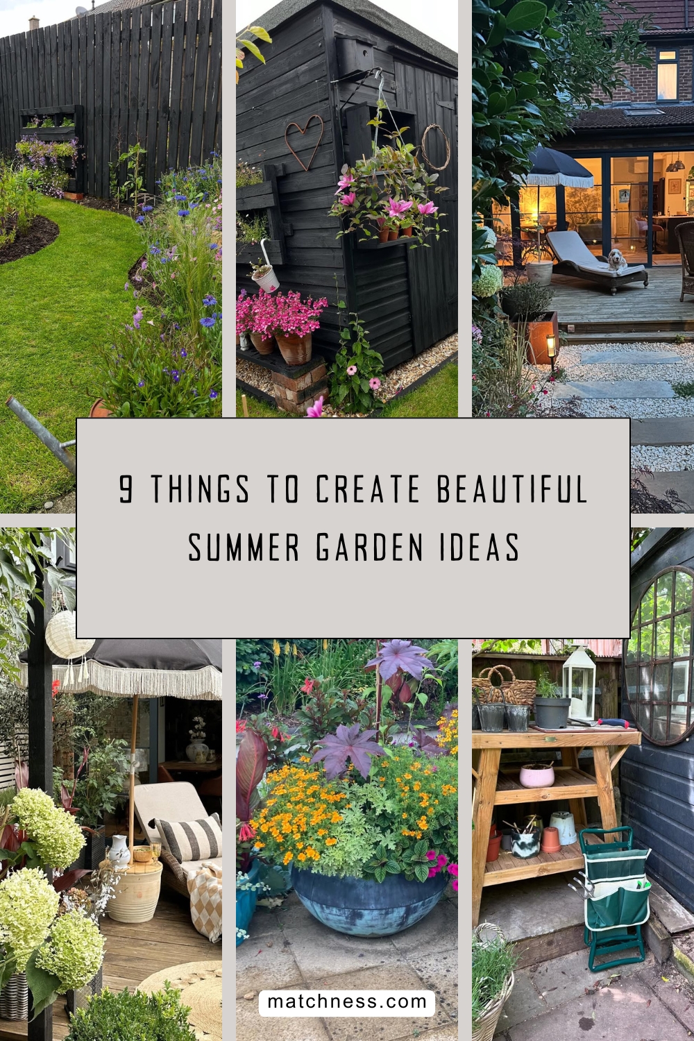 9 things to create beautiful summer garden ideas
