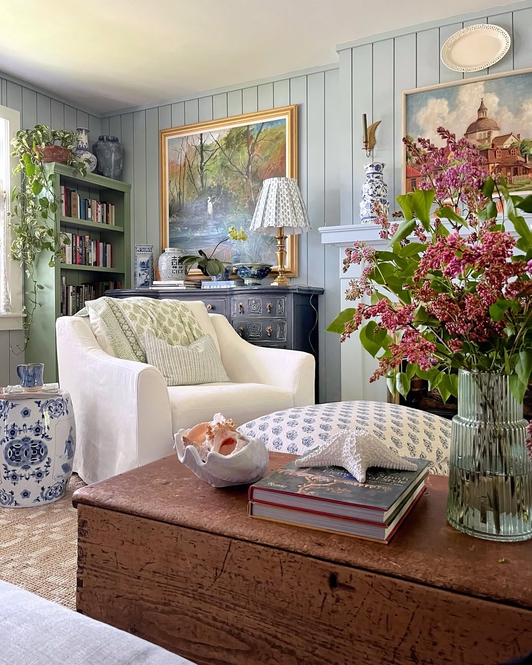 A vase with fresh flowers