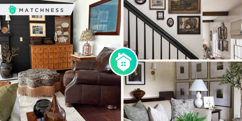 Artfully curated home decor