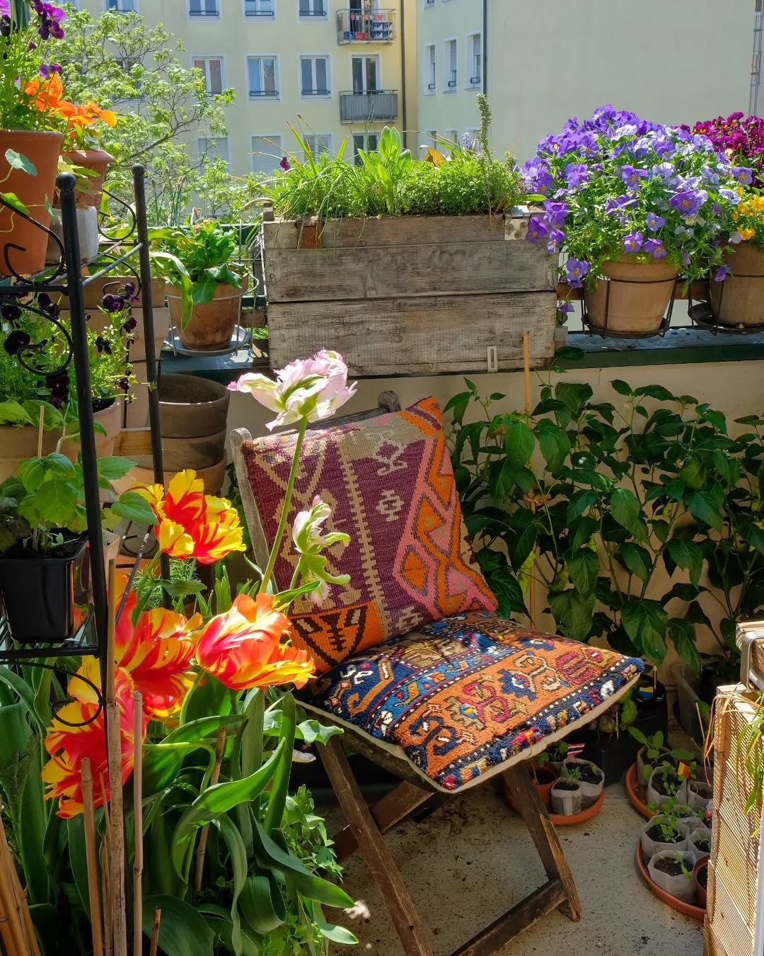 Eclectic throw pillows