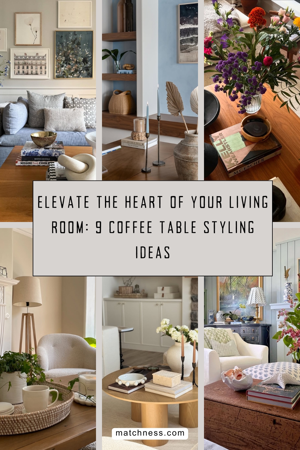 Elevate the heart of your living room 9 coffee table styling ideas