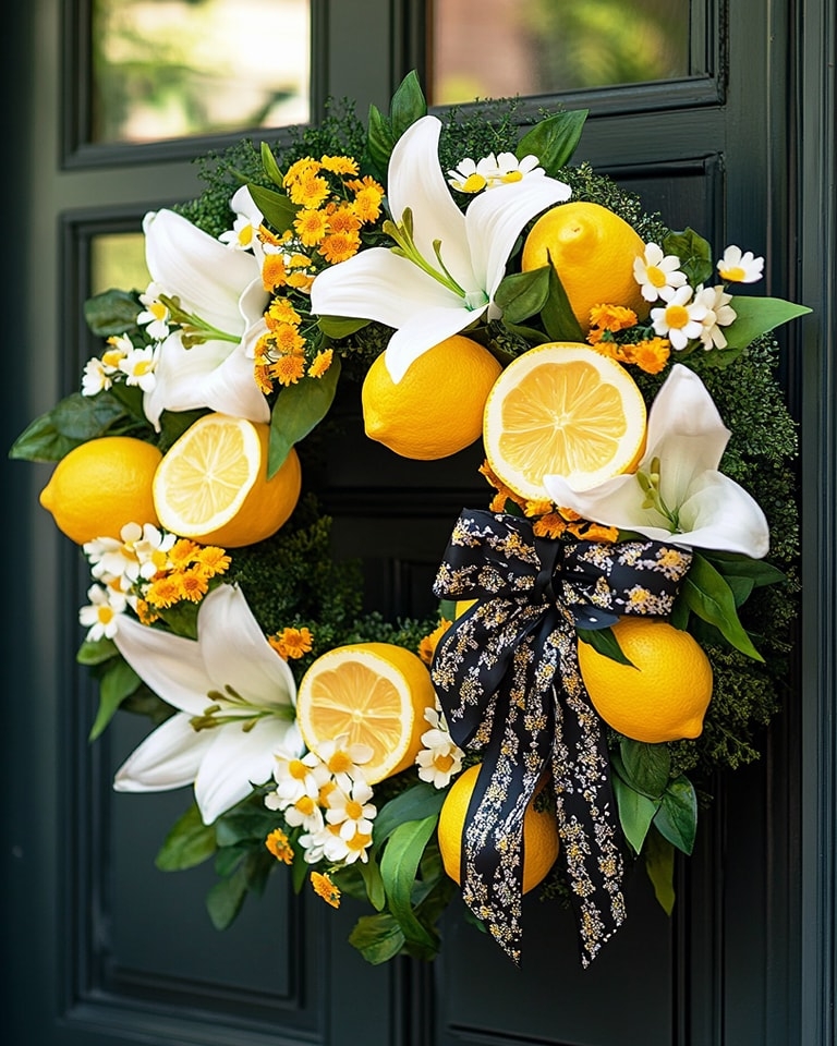 Lemon wreath