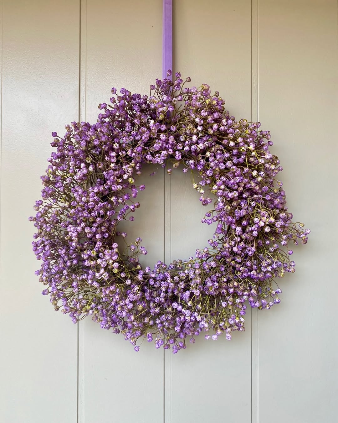 Purple wreath