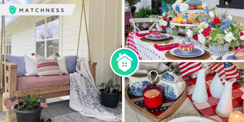 Summer patriotic decor